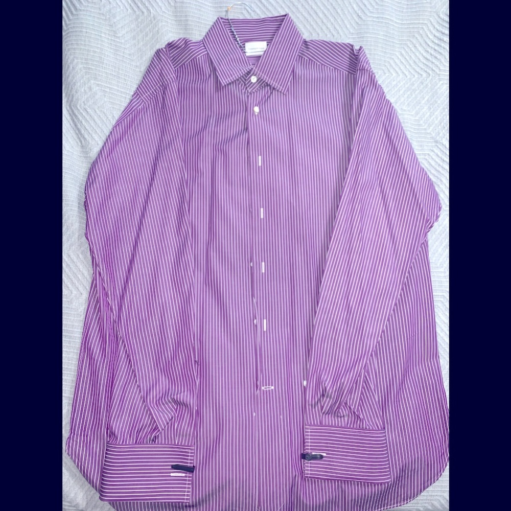 Ermenegildo Zegna Dress Shirt Sz 16 Neck 41 Chest